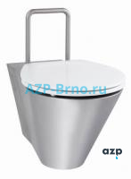 Нержавеющий подвесной унитаз для инвалидов AUZ 01 INV AZP Brno Чехия (фото, схема) Нержавеющий подвесной унитаз для инвалидов AUZ 01 INV AZP Brno Чехия (фото, схема)